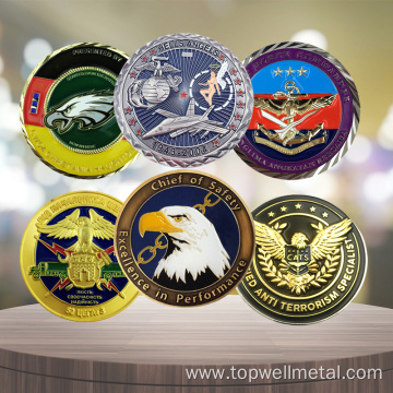 Custom antique 3D cheap challenge coin